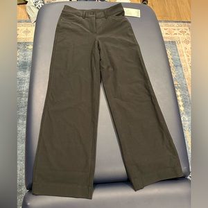 NWT Lululemon City Sleek 5 pocket Wide Leg L Utilitech black pants! Size 26